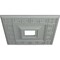 Ekena Millwork Eris Ceiling Medallion (Fits Canopies up to 9 7/8"), 18"W x 18"H x 3 1/2"ID x 1 1/8"P, Primed White CM18ER - alternate 4